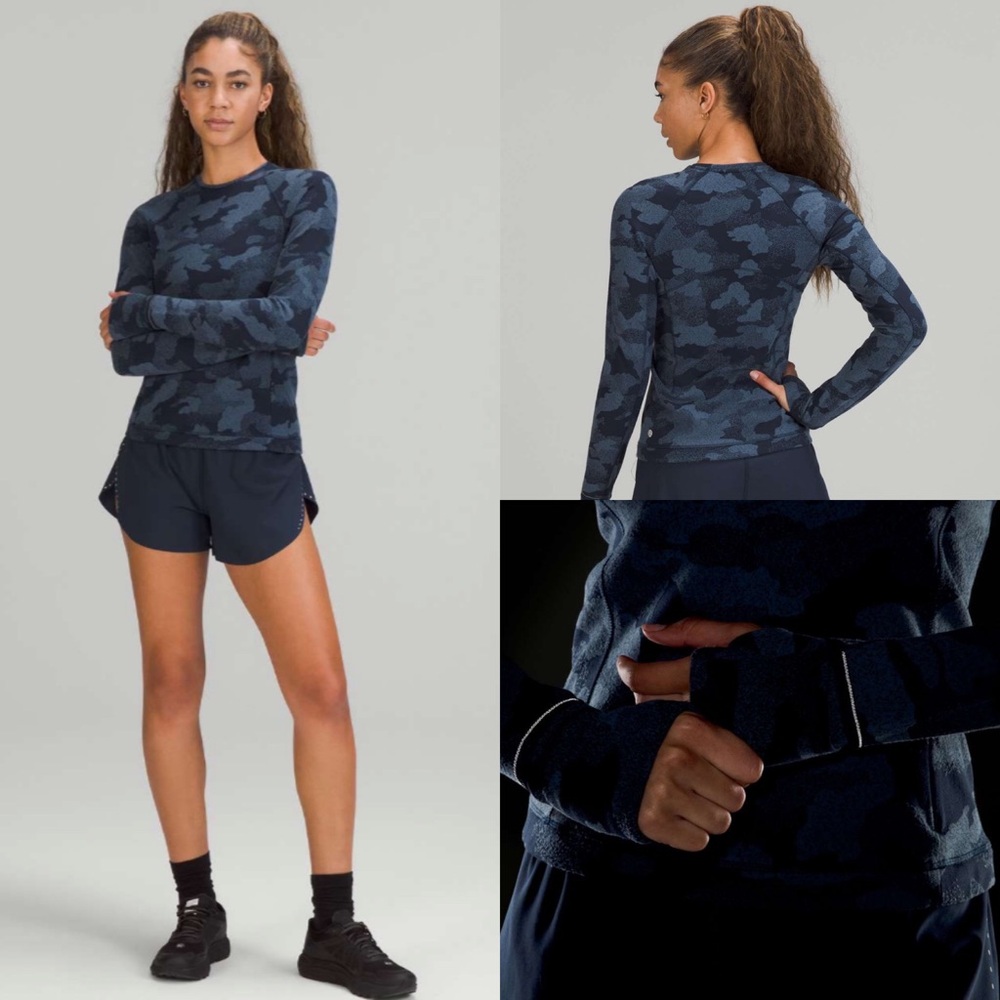 Lululemon Its Rulu Run Long Sleeve Shirt
Heritage Speckle Camo Jacquard